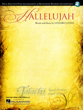 Hallelujah, Vocal solo with piano accompaniment & Orchestrated Recorded Accompaniment